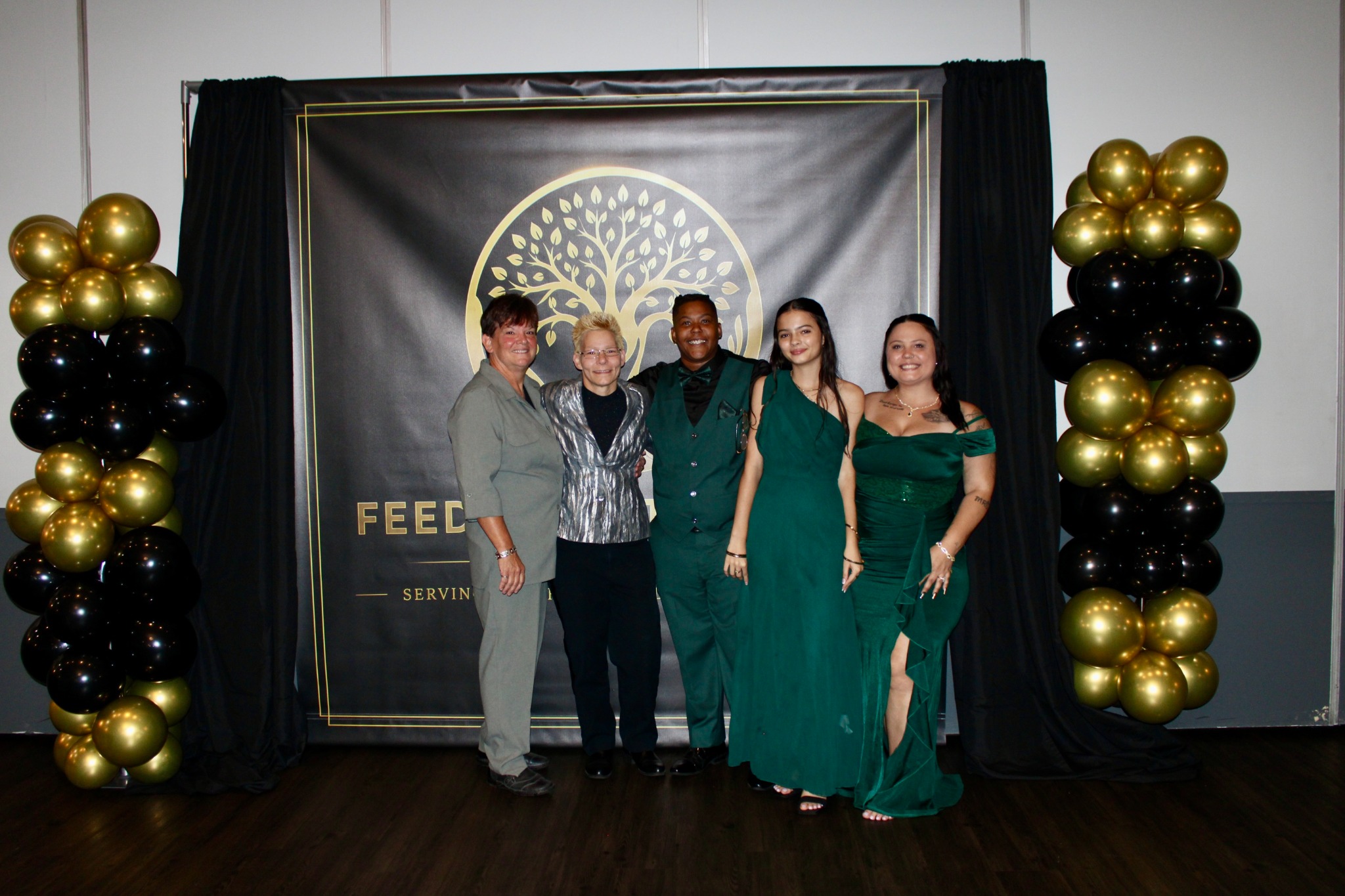 Supporters at the anniversary celebration